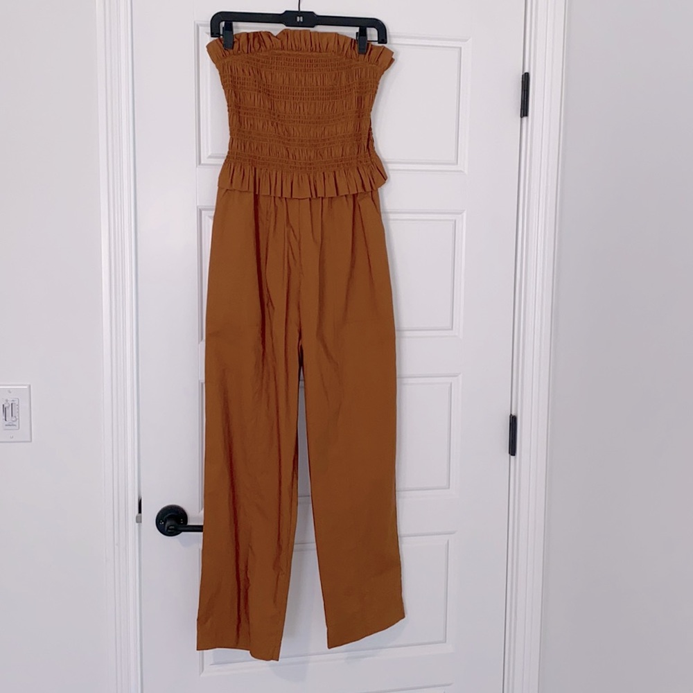 SEA
Women's Rust Phoebe Cotton Strapless Jumpsuit size 2 new with tags